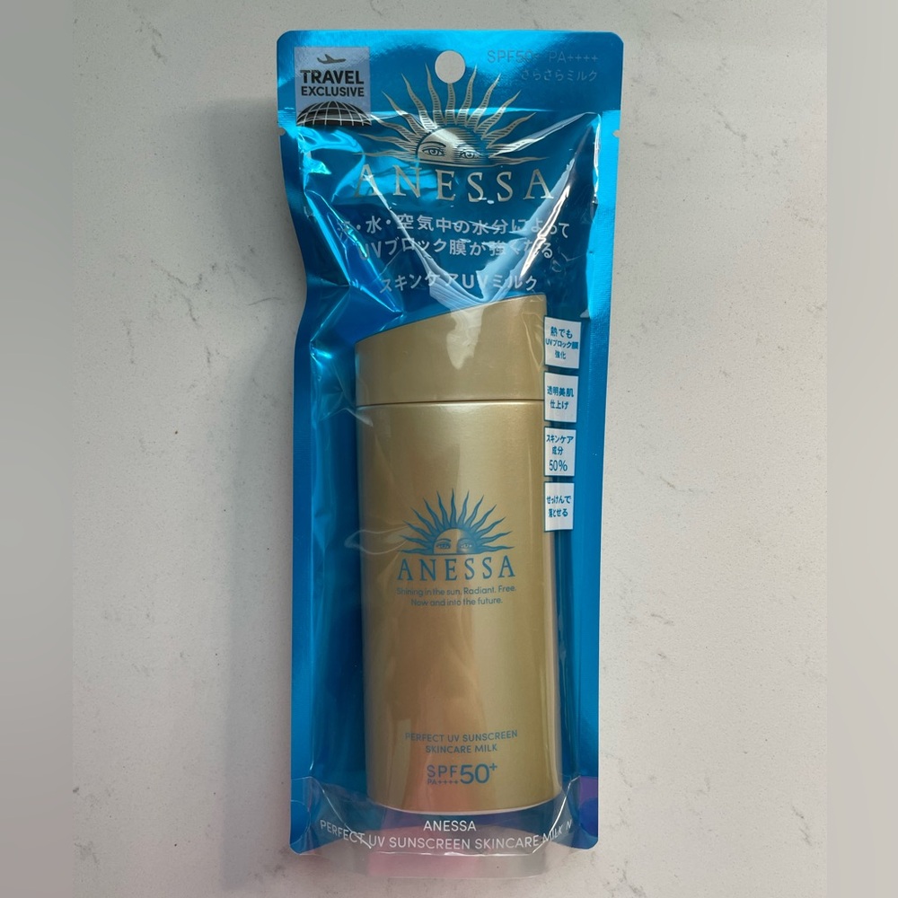 Shiseido Anessa Perfect UV Sinscreen Skincare Milk SPF50+•PA++++ - Picture 1 of 4